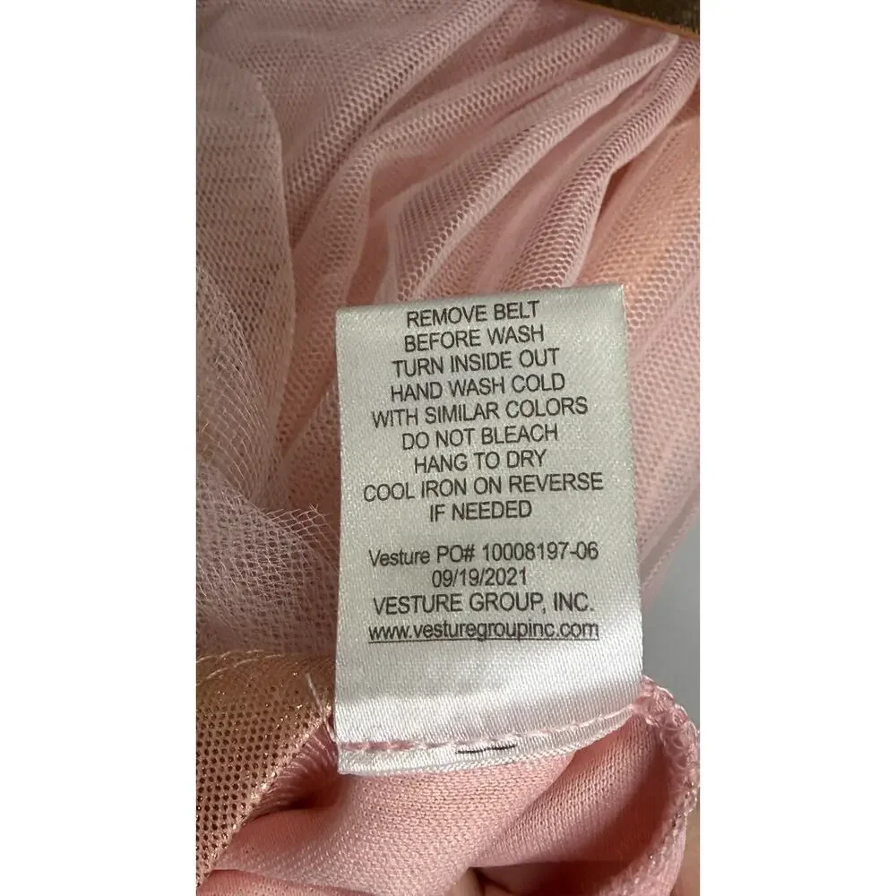 Zunie Girls Denim & Tulle Dress Size 10, New with Tags